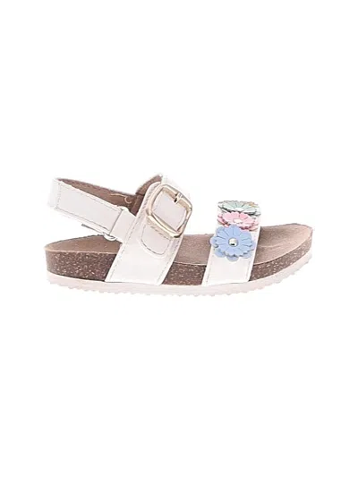 Pre-owned Assorted Brands Kids' Sandals In Ivory