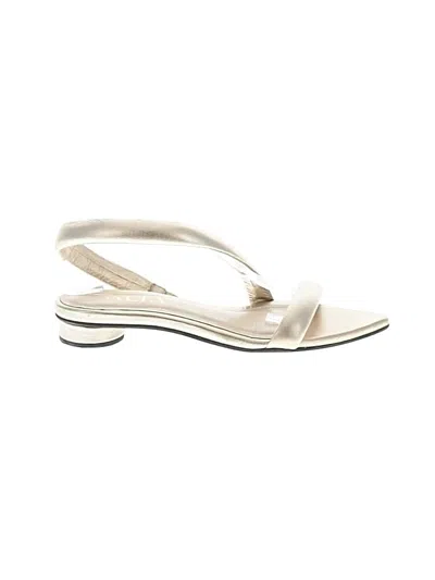 Pre-owned Assorted Brands Sandals In Ivory