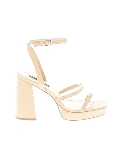 Pre-owned Assorted Brands Sandals In Ivory