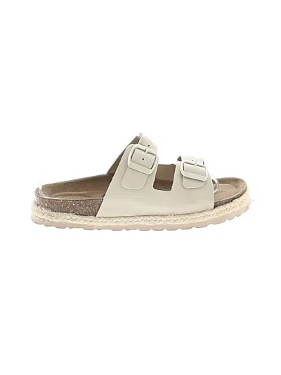 Pre-owned Assorted Brands Sandals In Ivory