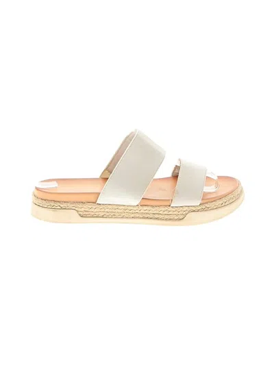 Pre-owned Assorted Brands Sandals In Ivory