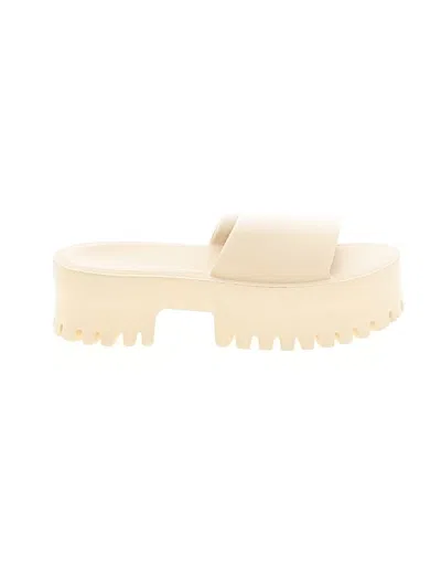 Pre-owned Assorted Brands Sandals In Ivory
