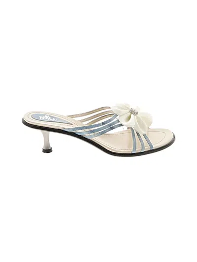 Pre-owned Assorted Brands Sandals In Ivory
