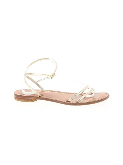 Pre-owned Assorted Brands Sandals In Ivory