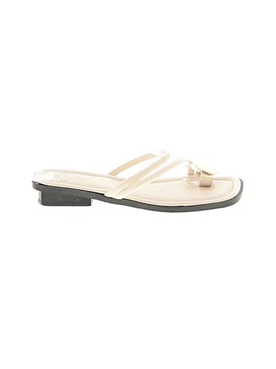 Pre-owned Assorted Brands Sandals In Ivory