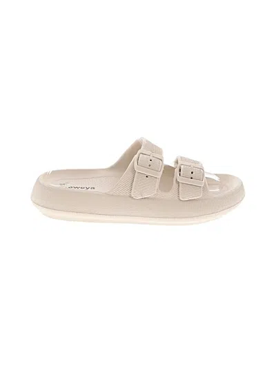 Pre-owned Assorted Brands Sandals In Ivory