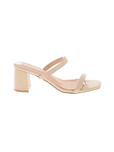 Pre-owned Assorted Brands Sandals In Ivory