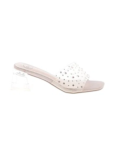 Pre-owned Assorted Brands Sandals In Ivory
