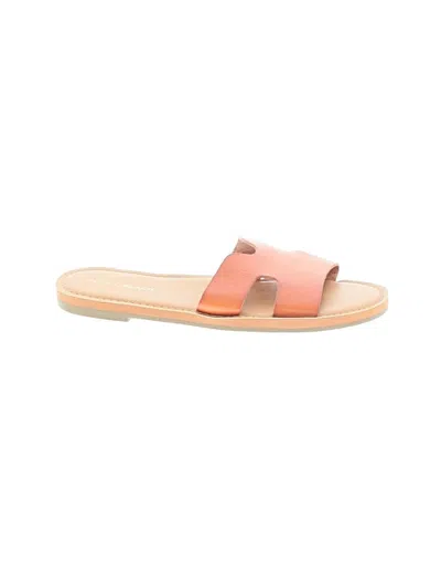 Pre-owned Assorted Brands Sandals In Orange