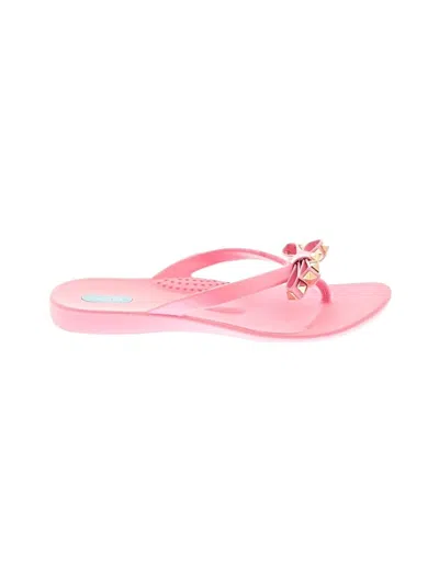 Pre-owned Assorted Brands Sandals In Pink