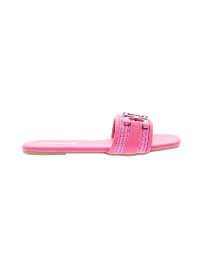 Pre-owned Assorted Brands Sandals In Pink
