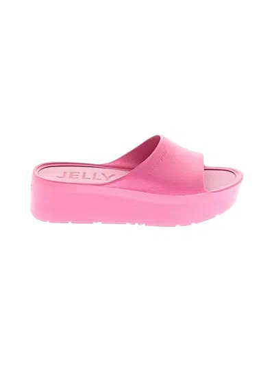 Pre-owned Assorted Brands Sandals In Pink