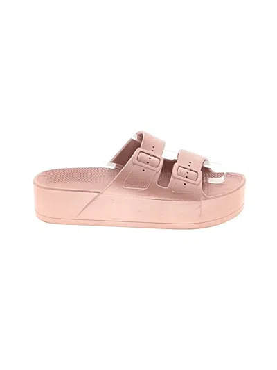 Pre-owned Assorted Brands Sandals In Pink