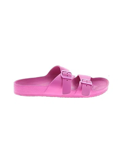 Pre-owned Assorted Brands Sandals In Pink