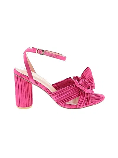 Pre-owned Assorted Brands Sandals In Pink