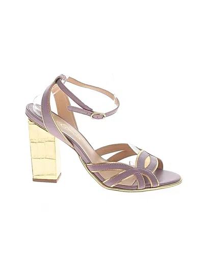 Pre-owned Assorted Brands Sandals In Purple