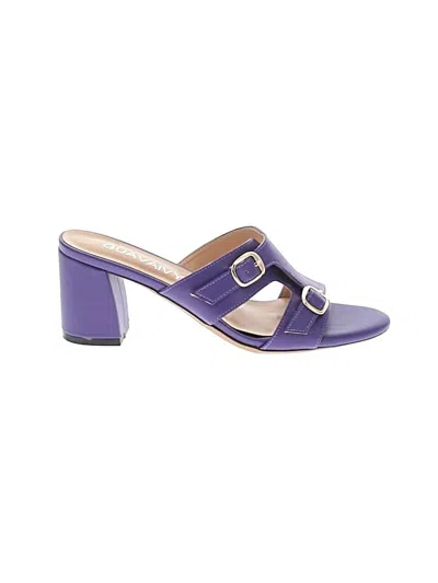 Pre-owned Assorted Brands Sandals In Purple