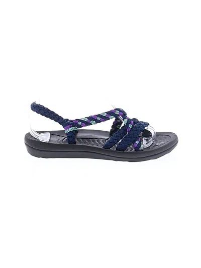 Pre-owned Assorted Brands Sandals In Purple