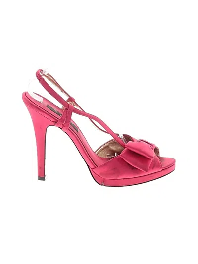 Pre-owned Assorted Brands Sandals In Red