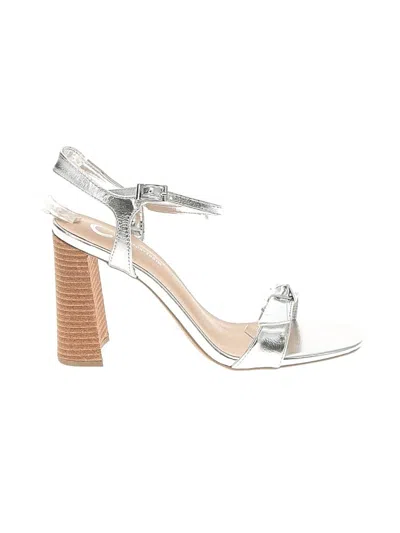 Pre-owned Assorted Brands Sandals In Silver