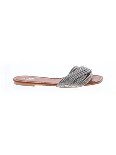 Pre-owned Assorted Brands Sandals In Silver