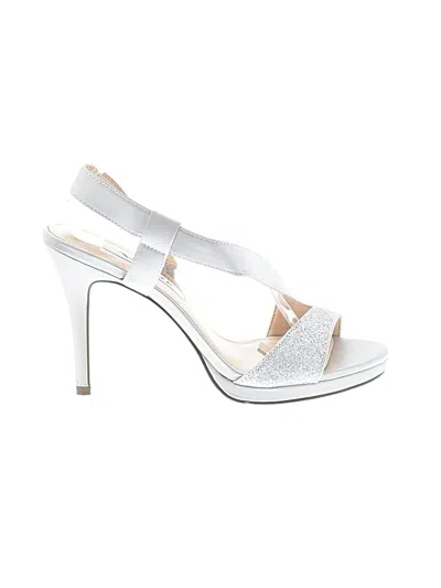 Pre-owned Assorted Brands Sandals In Silver