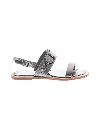 Pre-owned Assorted Brands Sandals In Silver