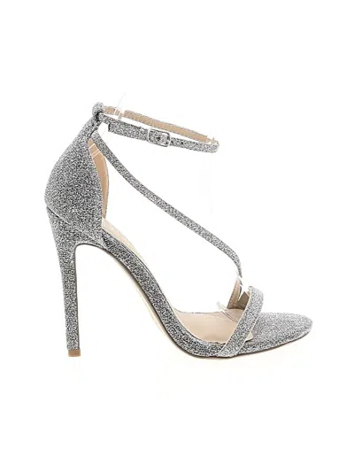 Pre-owned Assorted Brands Sandals In Silver