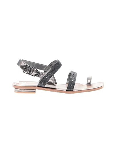 Pre-owned Assorted Brands Sandals In Silver