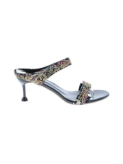 Pre-owned Assorted Brands Sandals In Silver