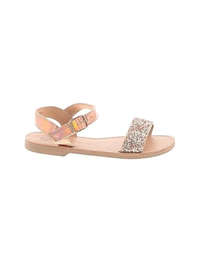 Pre-owned Assorted Brands Kids' Sandals In Tan