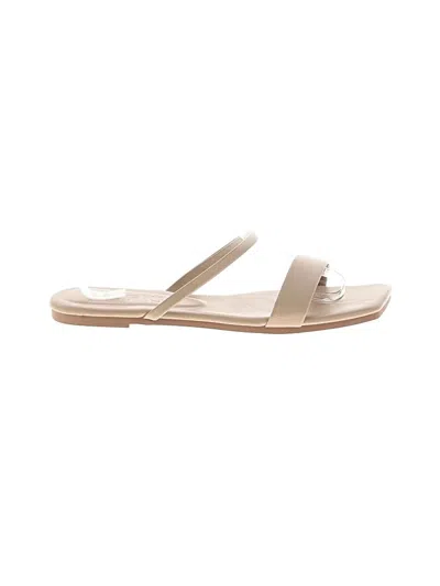 Pre-owned Assorted Brands Sandals In Tan