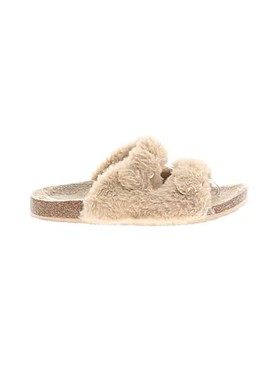 Pre-owned Assorted Brands Sandals In Tan