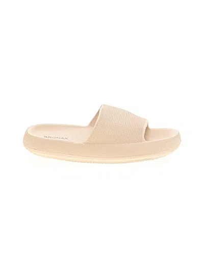 Pre-owned Assorted Brands Sandals In Tan