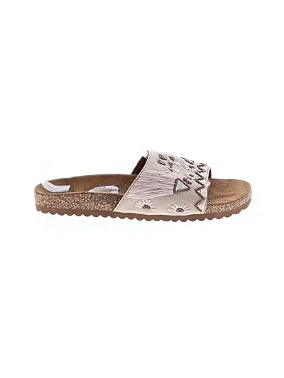 Pre-owned Assorted Brands Sandals In Tan
