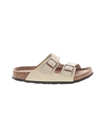 Pre-owned Assorted Brands Sandals In Tan