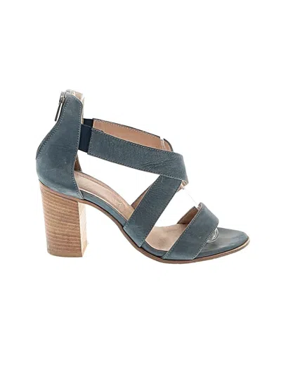 Pre-owned Assorted Brands Sandals In Teal