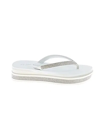 Pre-owned Assorted Brands Sandals In White
