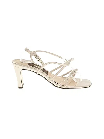 Pre-owned Assorted Brands Sandals In White