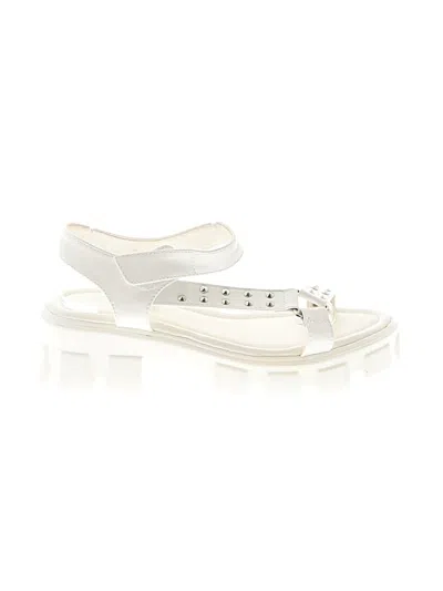 Pre-owned Assorted Brands Sandals In White