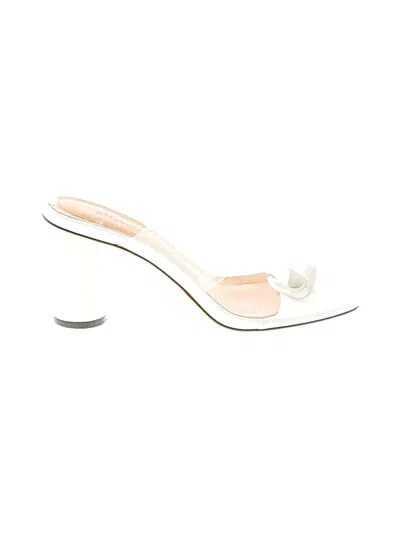 Pre-owned Assorted Brands Sandals In White