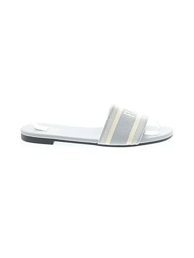 Pre-owned Assorted Brands Sandals In White