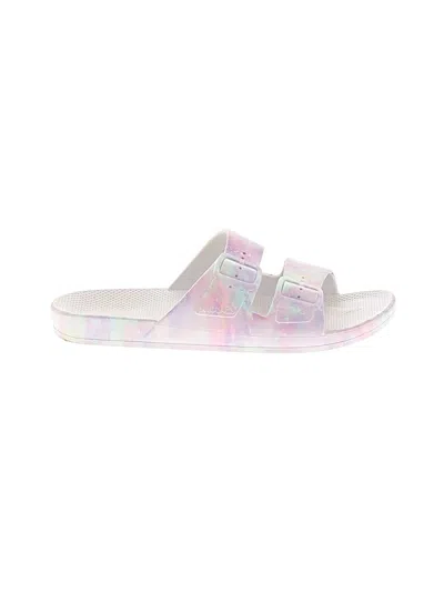 Pre-owned Assorted Brands Sandals In White