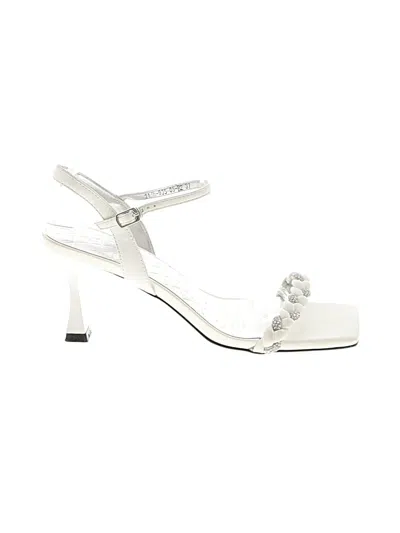 Pre-owned Assorted Brands Sandals In White