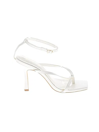 Pre-owned Assorted Brands Sandals In White