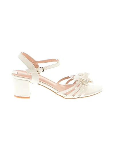 Pre-owned Assorted Brands Sandals In White