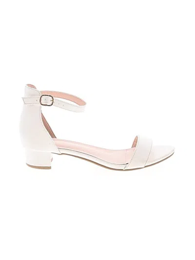 Pre-owned Assorted Brands Sandals In White