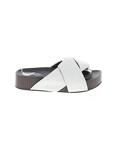 Pre-owned Assorted Brands Sandals In White
