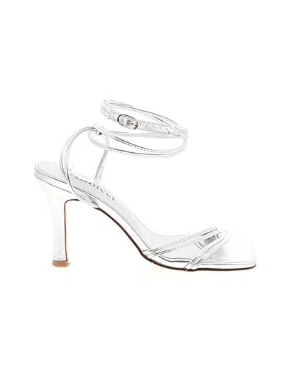 Pre-owned Assorted Brands Sandals In White