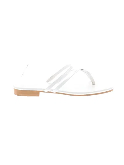 Pre-owned Assorted Brands Sandals In White